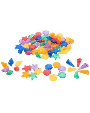 TAVOLO SENSORIALE LUMINOSO 9 Conchiglie per tavolo luminoso