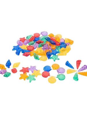 tickit conchiglie traslucide rosso arancione giallo verde blu viola da 3 anni per lavagna luminosa giochi sensoriali 558936 e357fc59